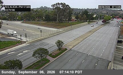 I-5 : (93) Alicia Parkway On live camera view