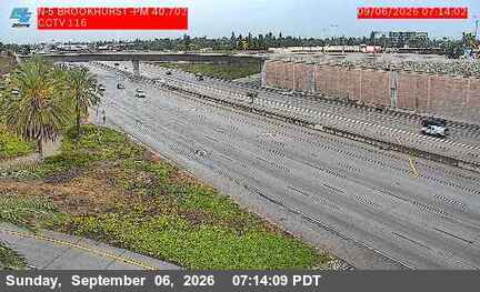 I-5 : (116) Brookhurst Street live camera view