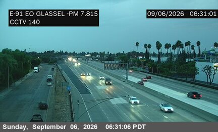 SR-91 : (140) East of Glassell Street live camera view