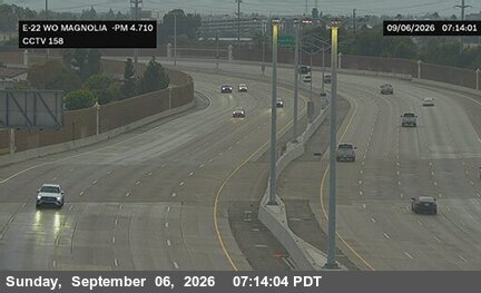 SR-22 : (158) West of Magnolia Street live camera view