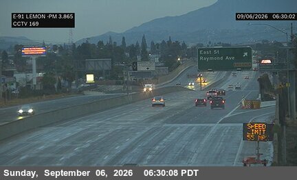 SR-91 : (169) Lemon Street live camera view