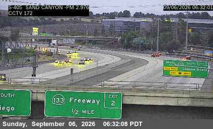 I-405 : (172) Sand Canyon live camera view