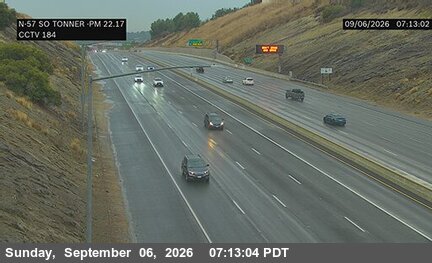 SR-57 : (184) South of Tonner Canyon Road live camera view