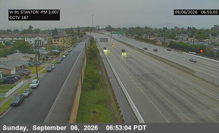 SR-91 : (187) Stanton Avenue live camera view