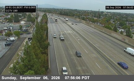 SR-91 : (189) Gilbert Street live camera view