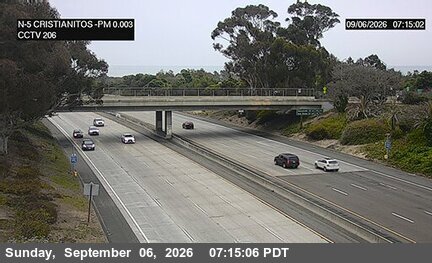 I-5 : (206) Christianitos Road live camera view