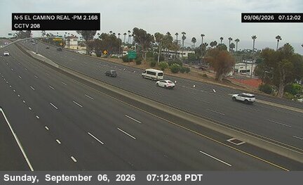 I-5 : (208) El Camino Real live camera view