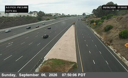 I-5 : (211) Pico live camera view
