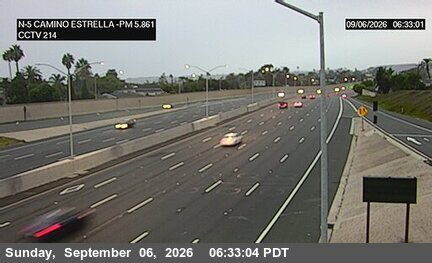 I-5 : (214) Camino De Estrella On live camera view