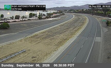 SR-241 : (243) North of Antonio Parkway Overcross live camera view