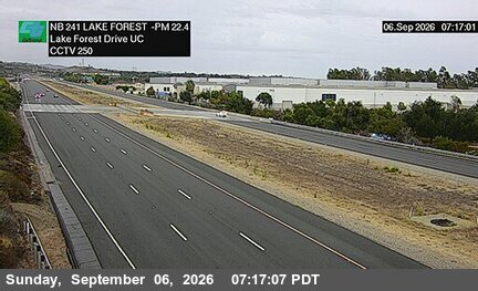 SR-241 : (250) 40 Meters SO Lake Forestreet Drive Undercross live camera view