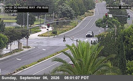 SR-133 : (281) S/O Marine Way Undercross live camera view