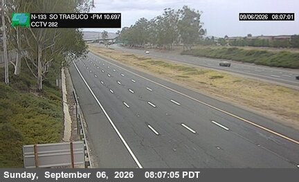 SR-133 : (282) S/O Trabuco Road Overcross live camera view