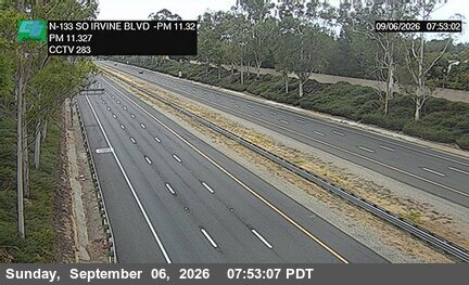 SR-133 : (283) S/O Irvine Blvd Overcross live camera view