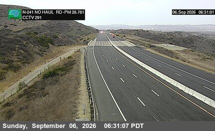 SR-241 : (291) 180 Meters NO Haul Road live camera view