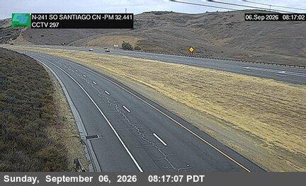 SR-241 : (297) 230 Meters SO Santiago Canyon Road Overcross live camera view
