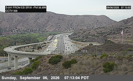 SR-241 SB : (308) SR-91 EB live camera view