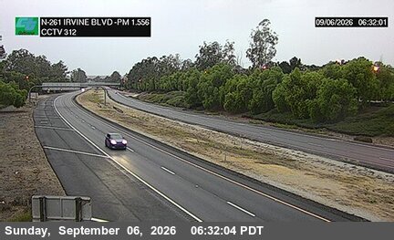 SR-261 : (312) 70 Meters South of Irvine Boulevard Overcross live camera view