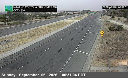 SR-241 : (320) 40 Meters North of Portola Parkway live camera view