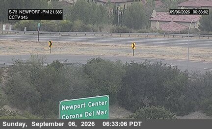 SR-73 : (345) South of Newport Coast Drive B live camera view