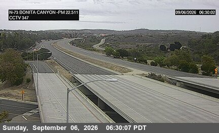 SR-73 : (347) Bonita Canyon live camera view