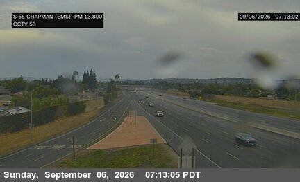 SR-55 : (53) NB Chapman live camera view