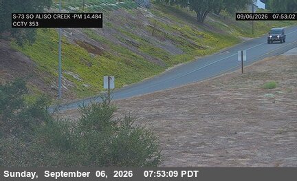 SR-73 : (353) SOF Aliso Creek Road live camera view