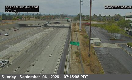 I-5 : (46) Los Alisos live camera view