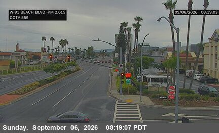 SR-91 : (559) Beach Blvd live camera view