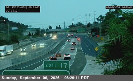 SR-91 : (710) RTE 55 (RSU pole) live camera view