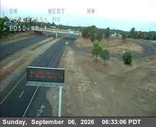 Hwy 50 at Ponderosa 1 live camera view