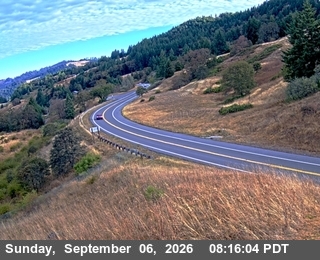 SR-299 : Berry Summit Vista Point - Looking West (C040) live camera view