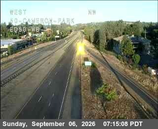 Hwy 50 at Cameron_Park_ED50_WB_1 live camera view