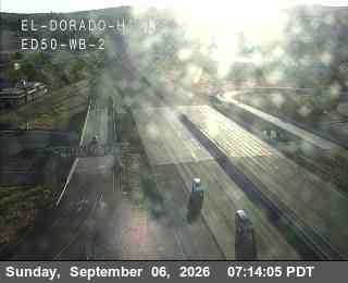 Hwy 50 at El Dorado ED50 WB 2 live camera view