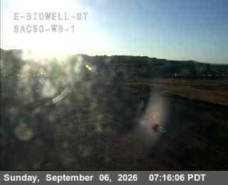 Hwy 50 at E_Bidwell_St_SAC50_WB_1 live camera view