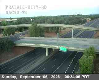 Hwy 50 at Prairie City live camera view