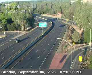 Hwy 50 at Folsom_Blvd_SAC50_WB_2 live camera view