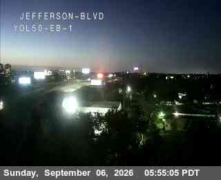 Hwy 50 at Jefferson Blvd 1 live camera view