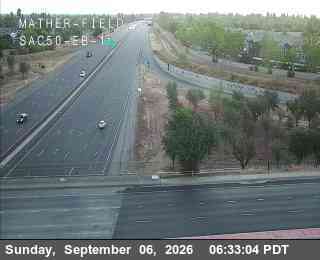 Hwy 50 at Mather Field EB 1 live camera view