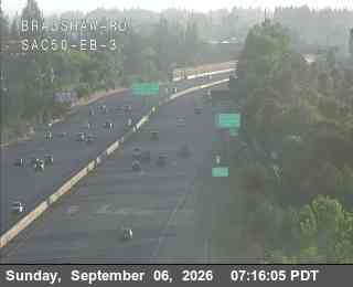 Hwy 50 at Bradshaw Rd 3 live camera view