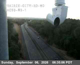 Hwy 50 at Prairie City Rd WO WB 1 live camera view