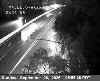 Hwy 5 at Vallejo live camera view