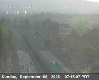 Hwy 50 at Sunrise Blvd EO WB 3 live camera view