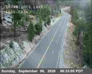Hwy 50 at Wrights Lake 1 live camera view