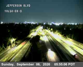 Hwy 50 at Jefferson Blvd JWO EB3 live camera view