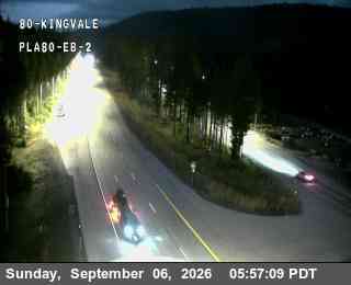 Hwy 80 at Kingvale EB 2 live camera view