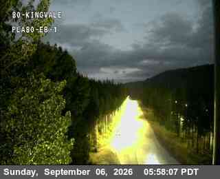 Hwy 80 at Kingvale EB 1 live camera view