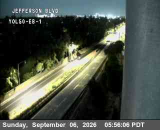 Hwy 50 at Jefferson Blvd JWO EB1 live camera view