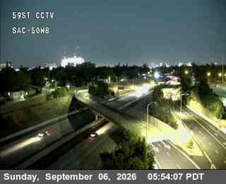 Hwy 50 at 59th_St_SAC50_WB_2 live camera view