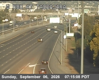 I-580 : Tassajara live camera view